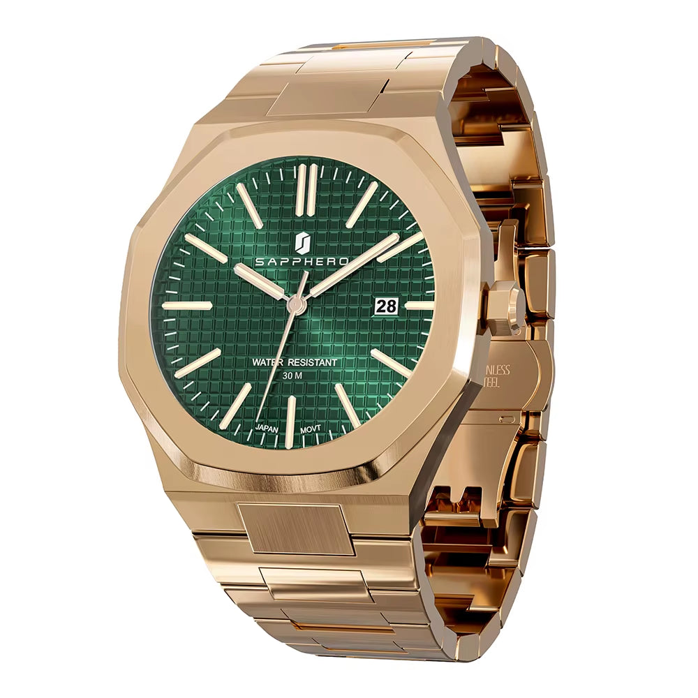 Men'S Watches Classic Business Watches Stainless Steel Watches High-End Clocks Imported Movements Sports Wristwatch