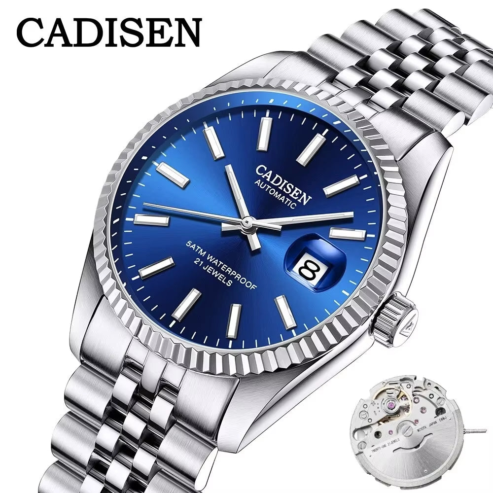 Men Mechanical Watch Top Brand Luxury Automatic Watch Business Stainless Steel Waterproof Watch Men Relogio Masculino