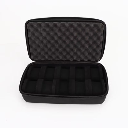 10 Slots Watch Storage Box Watch Zipper Travel Case Portable Watch Organizer Display Holder for Wristwatches and Smart Watches