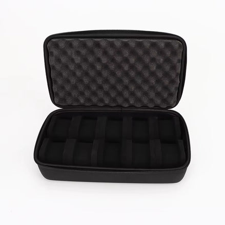 10 Slots Watch Storage Box Watch Zipper Travel Case Portable Watch Organizer Display Holder for Wristwatches and Smart Watches
