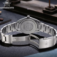 2024 New 36Mm Couple Watches Quartz Watches Steel Bubble Mirror Sapphire Glass Business Watches 100M Waterproof Watch