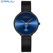 Fashion Women Watch Luxury Casual Simple Ladies Daily Dress Mesh Wristwatch Minimalist Waterproof Quartz Female Clock