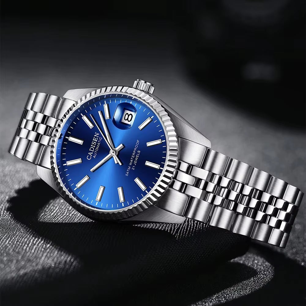 Men Mechanical Watch Top Brand Luxury Automatic Watch Business Stainless Steel Waterproof Watch Men Relogio Masculino